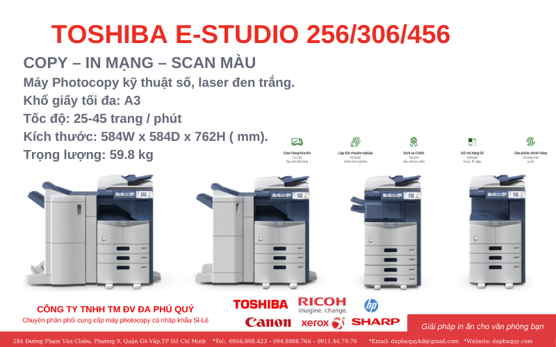 Bán máy photocopy Toshiba E456