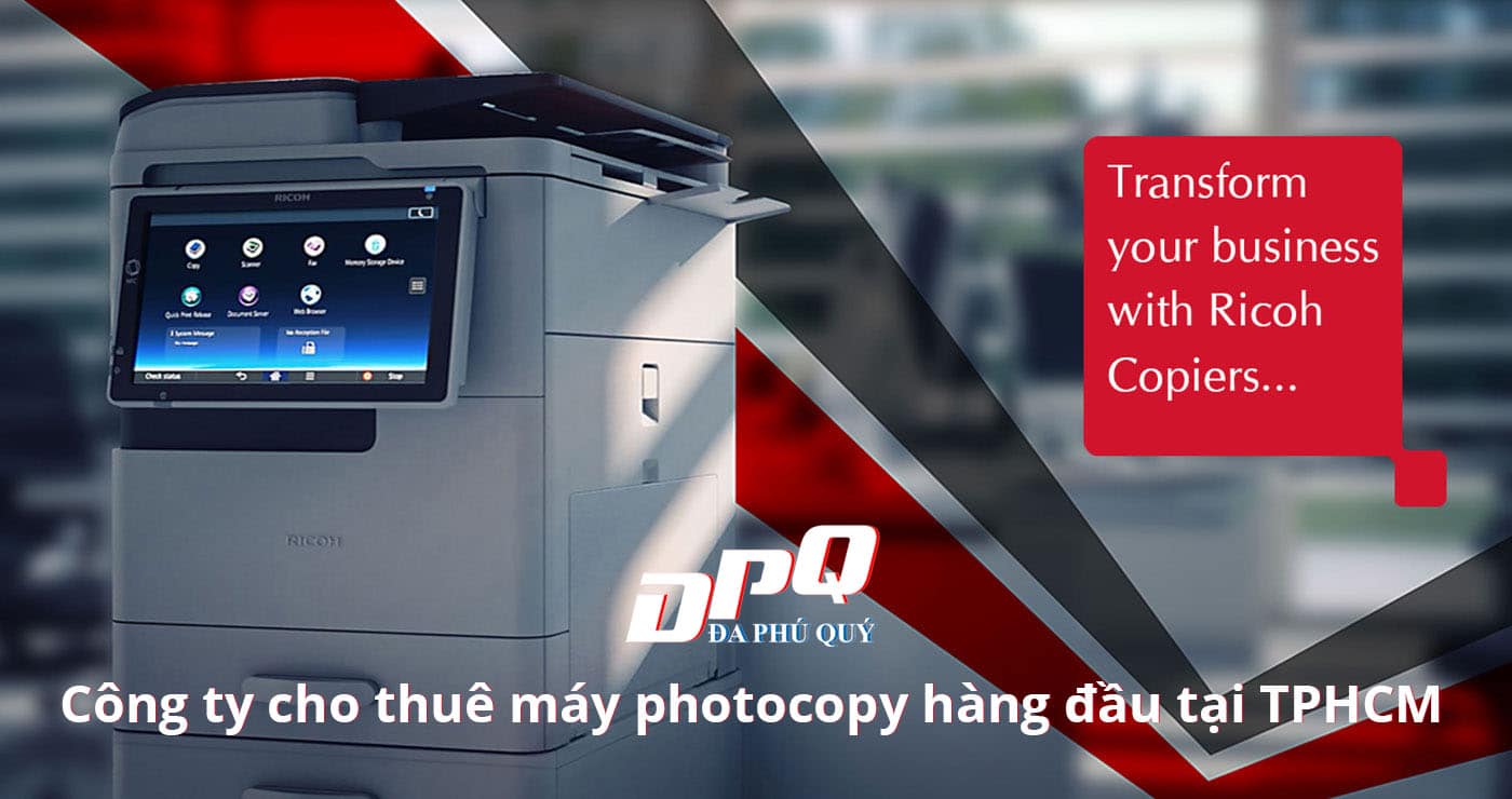 Công ty cho thuê máy photocopy tại Bình Thạnh - TPHCM