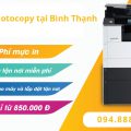 Thuê máy photocopy tại Bình Thạnh