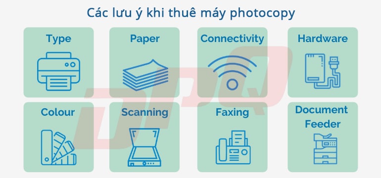 lưu ý trước khi thuê máy photocopy