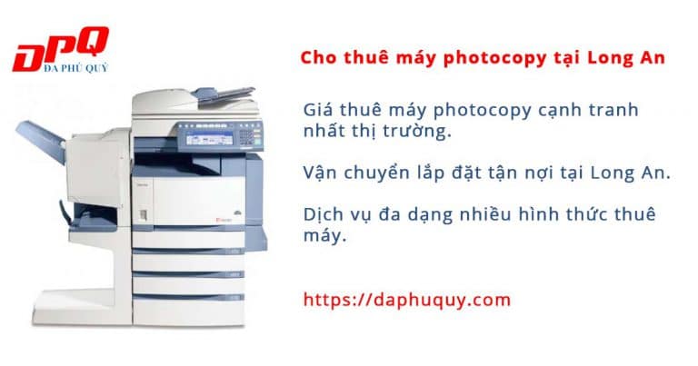 Cho thuê máy photocopy tại Long An