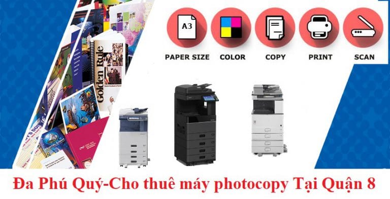 Cho thuê máy photocopy Tại Quận 8
