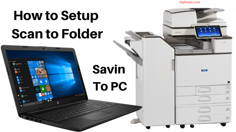 hướng dẫn cài đặt kết nối máy photocopy với máy tính