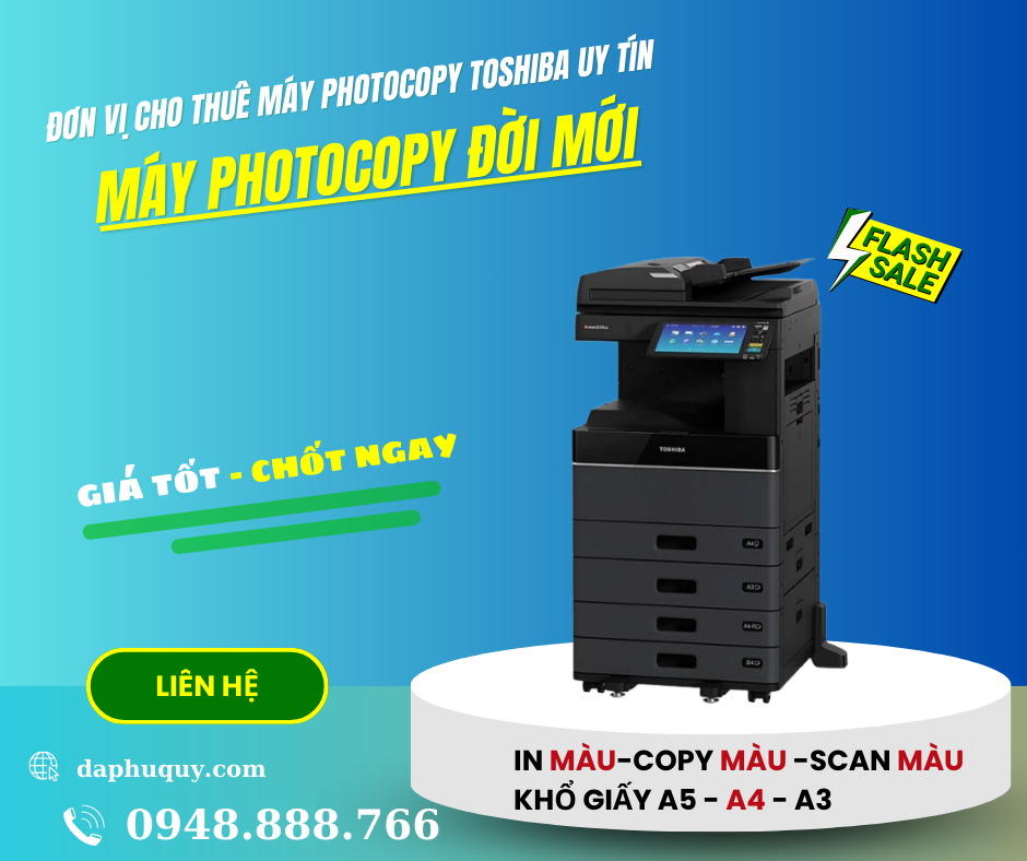 đơn vị cho thuê máy photocopy Toshiba E-studio 3008A uy tín