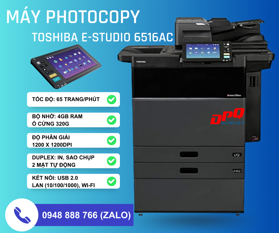 Máy photocopy màu Toshiba e-Studio 6515AC