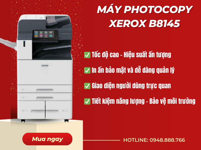 Máy photocopy Xerox B8145
